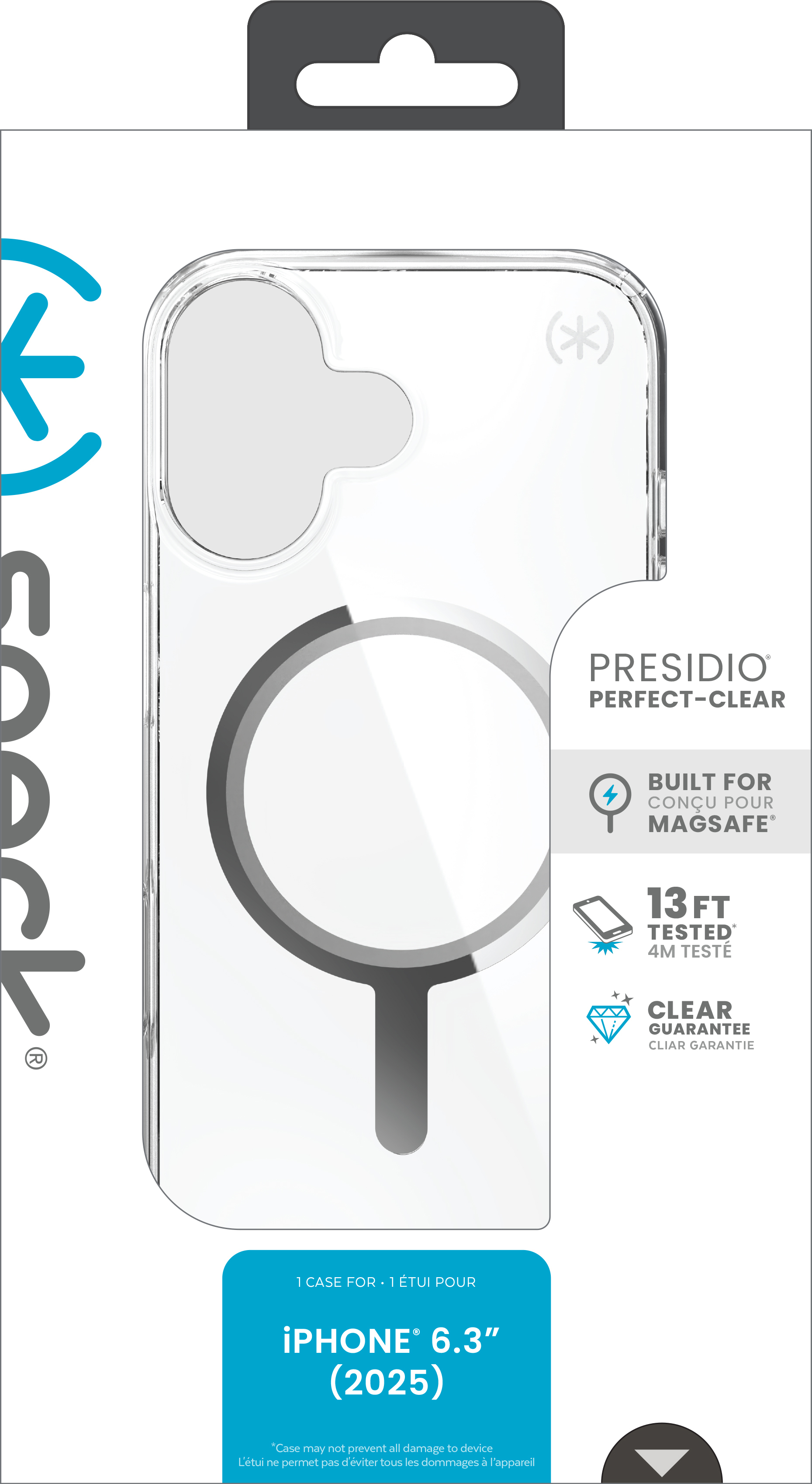 Speck Presidio Perfect Clear + MS Apple iPhone 17 Clear - with Microban – image 5