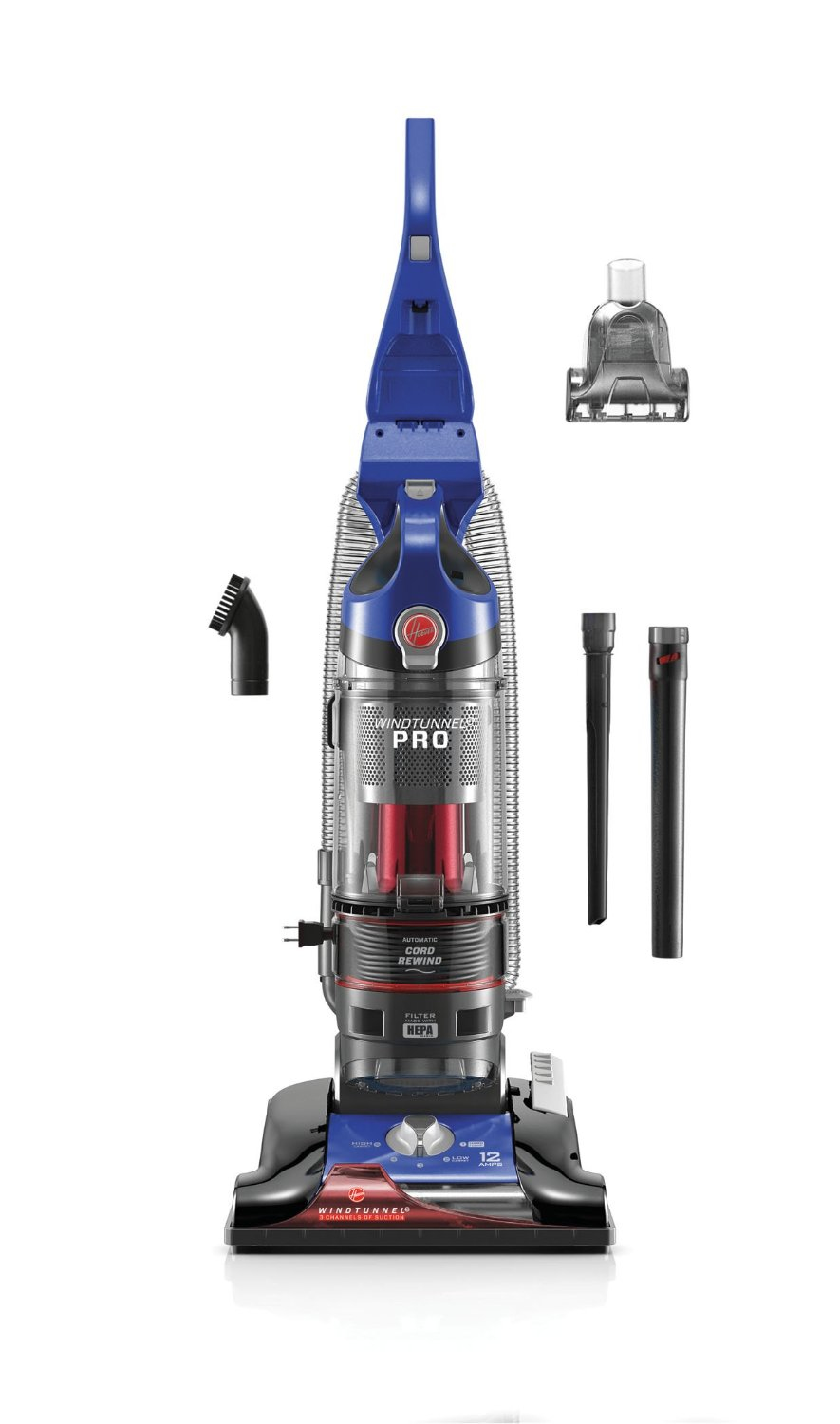 Hoover UH70905 stick vacuum/electric broom Upright vacuum Dry HEPA Bagless Blue – image 3