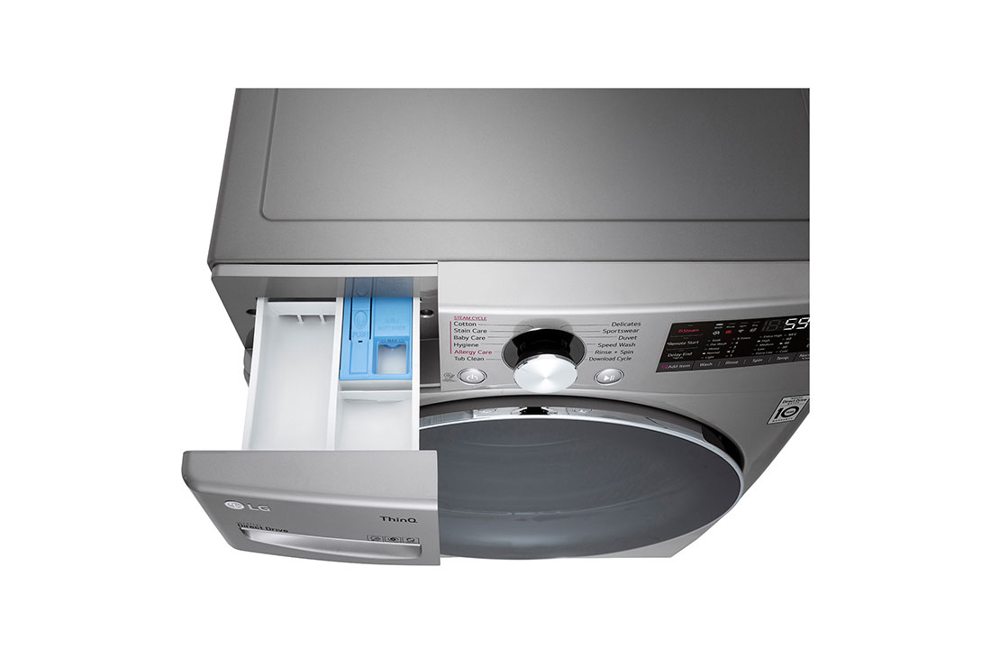LG F15L9DGD washer dryer Freestanding Front-load Silver, Stainless steel – image 5
