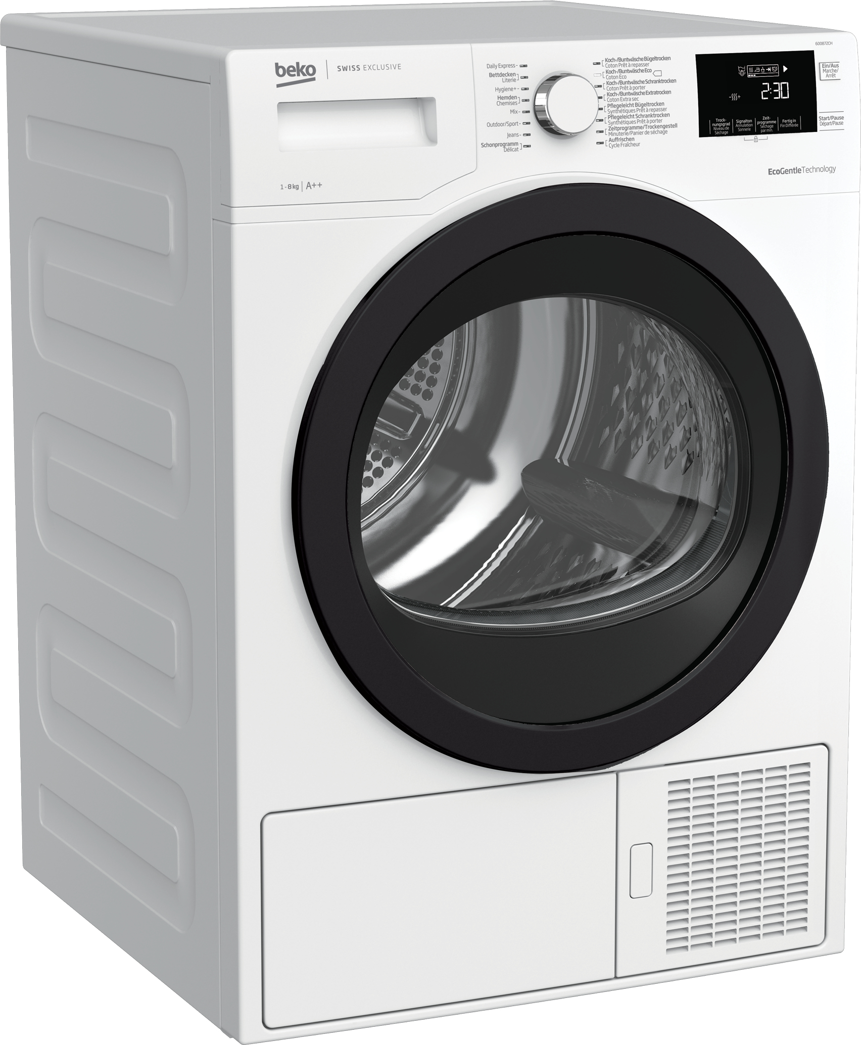 Beko 600872CH washer dryer Freestanding Front-load White – image 2