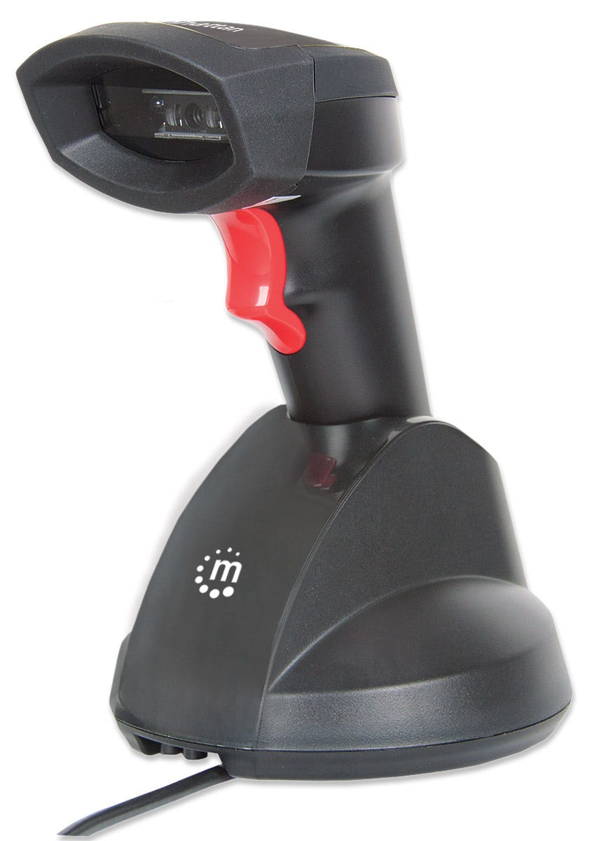 Manhattan Rugged Wireless Linear CCD Handheld Barcode Scanner, Bluetooth – image 3