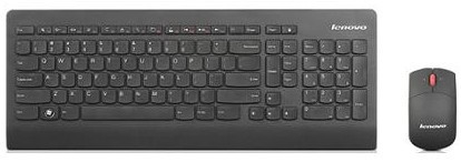 Lenovo 0A34038 keyboard Mouse included Office RF Wireless Black