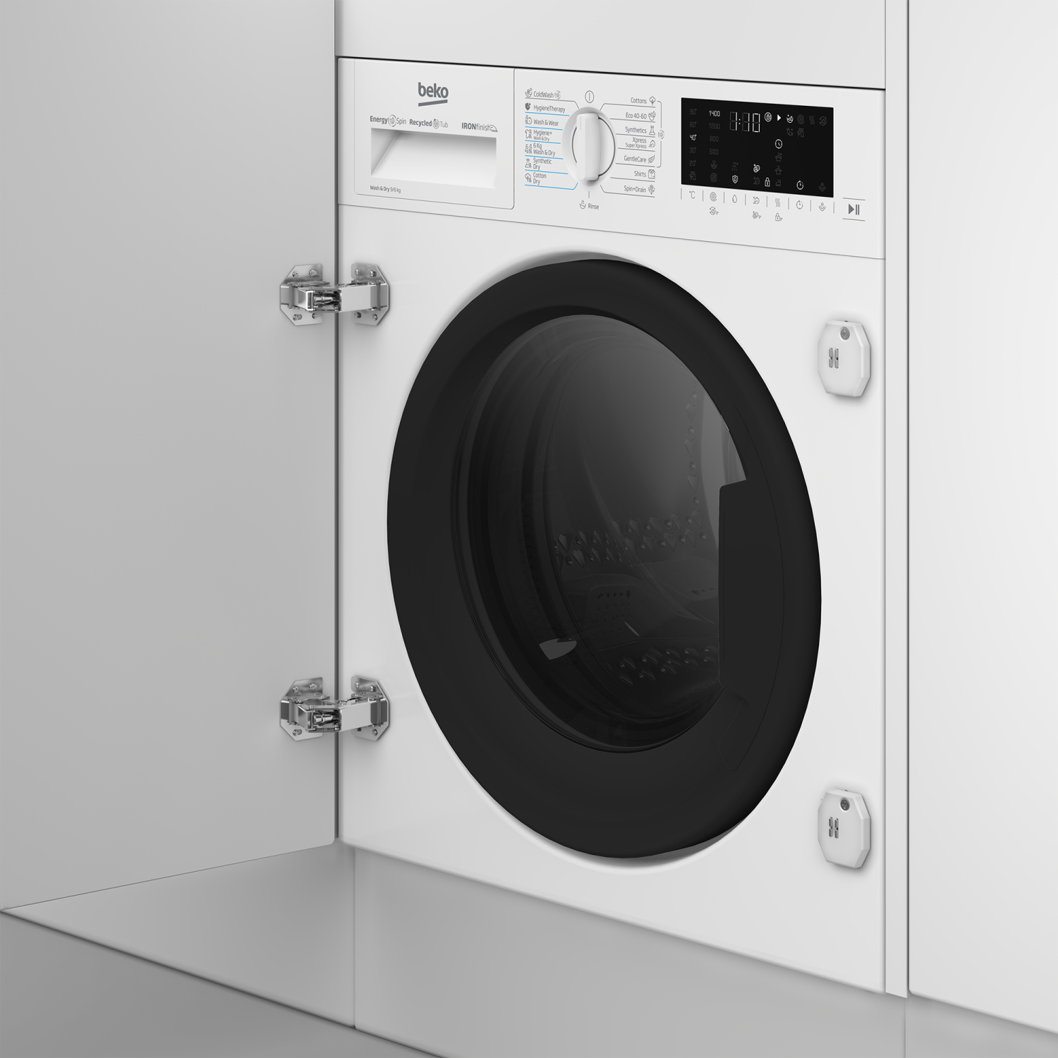 Beko B5DBT69547W washer dryer Built-in Front-load White – image 2
