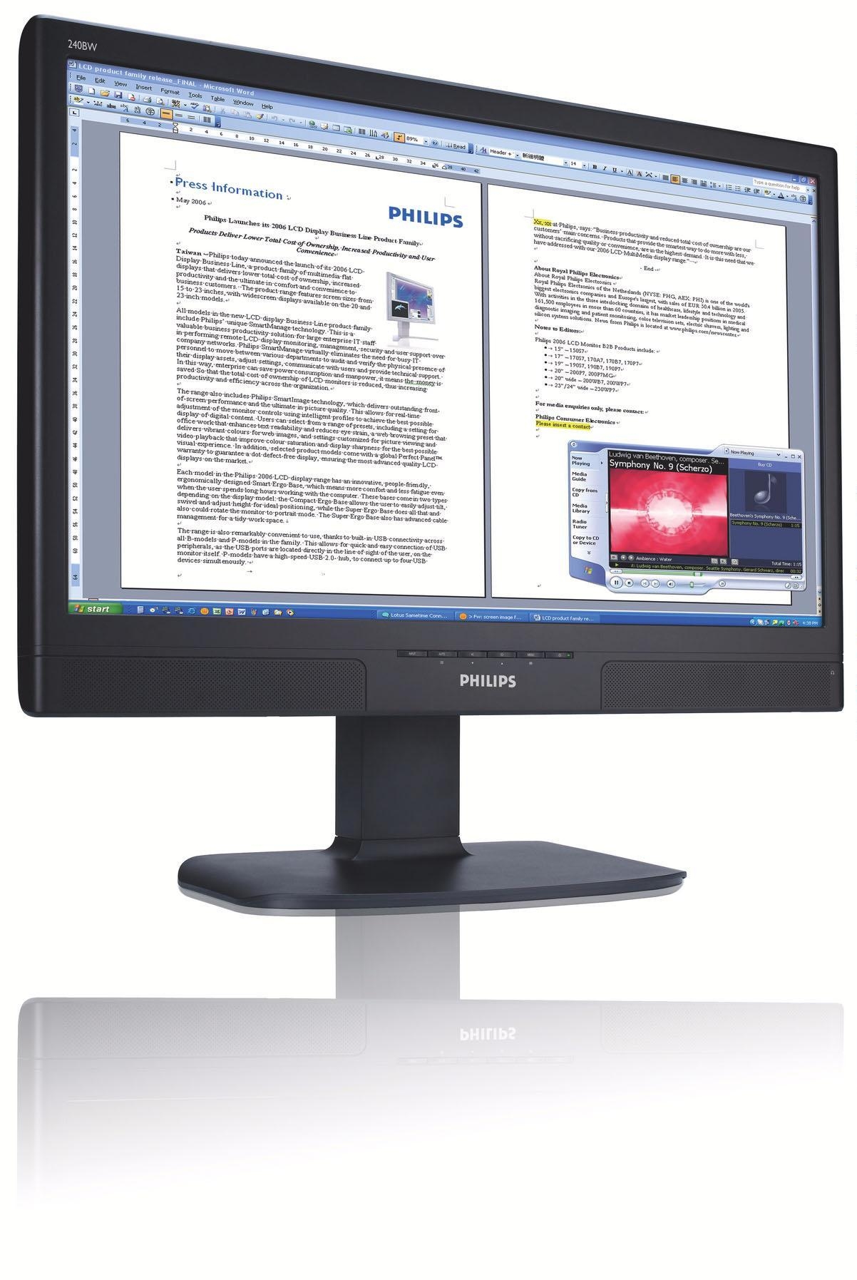 Philips 240BW8EB/27 computer monitor
