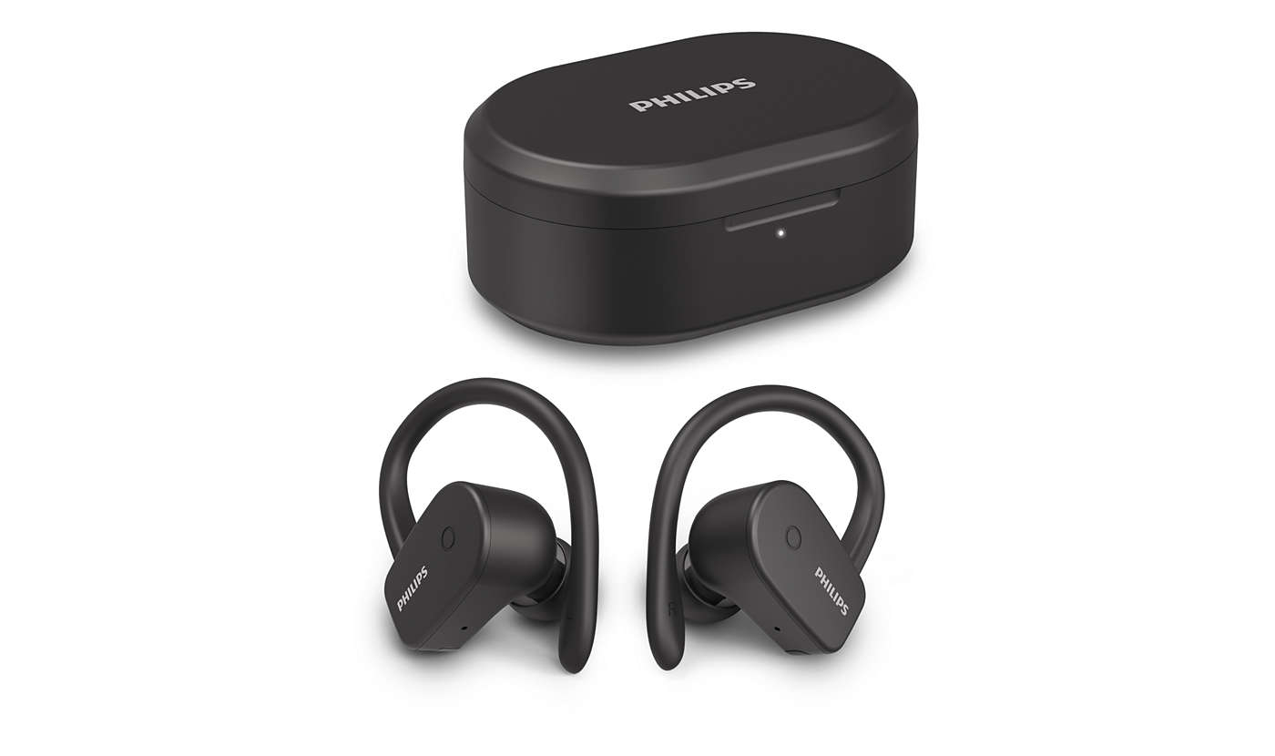 Philips TAA5205BK/00 headphones/headset True Wireless Stereo (TWS) Ear-hook, In-ear Sports Bluetooth Black – image 1