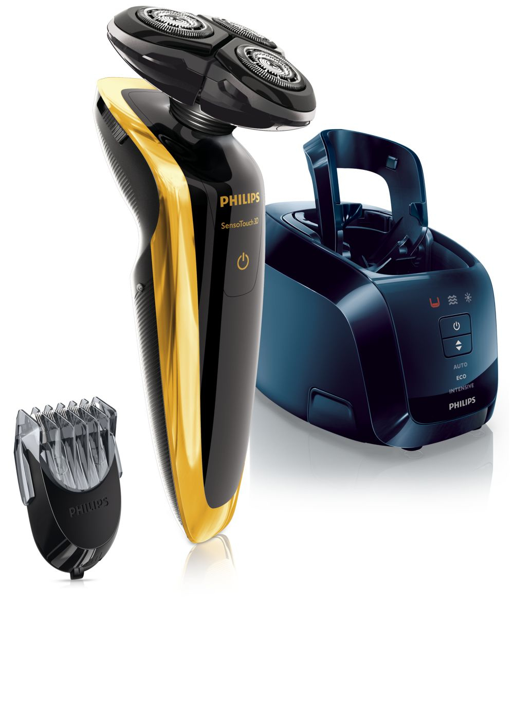 Philips SHAVER Series 9000 SensoTouch RQ1297/23 men's shaver Rotation shaver Trimmer Blue, White