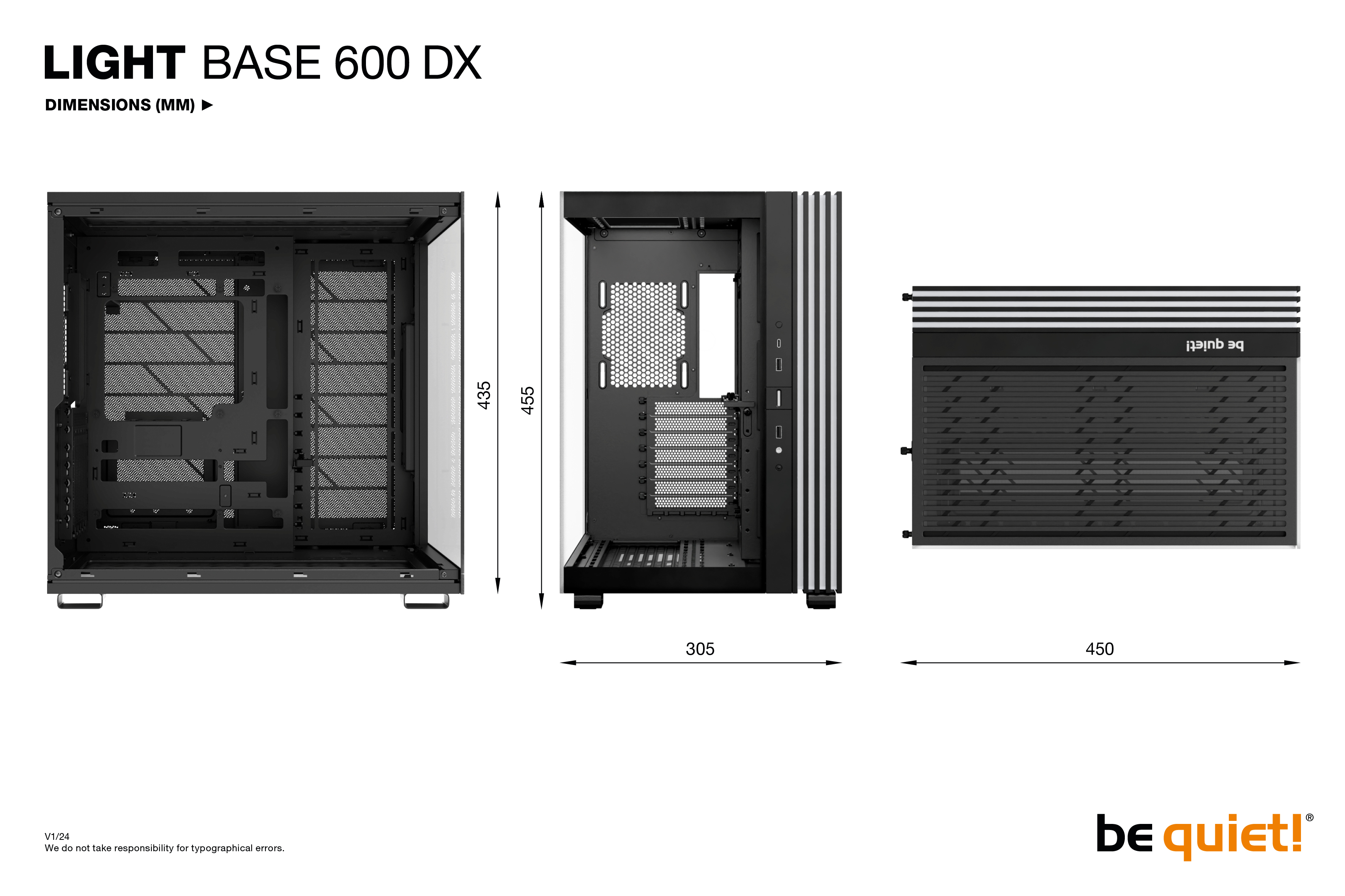 be quiet! LIGHT BASE 600 DX Black Midi Tower image 10