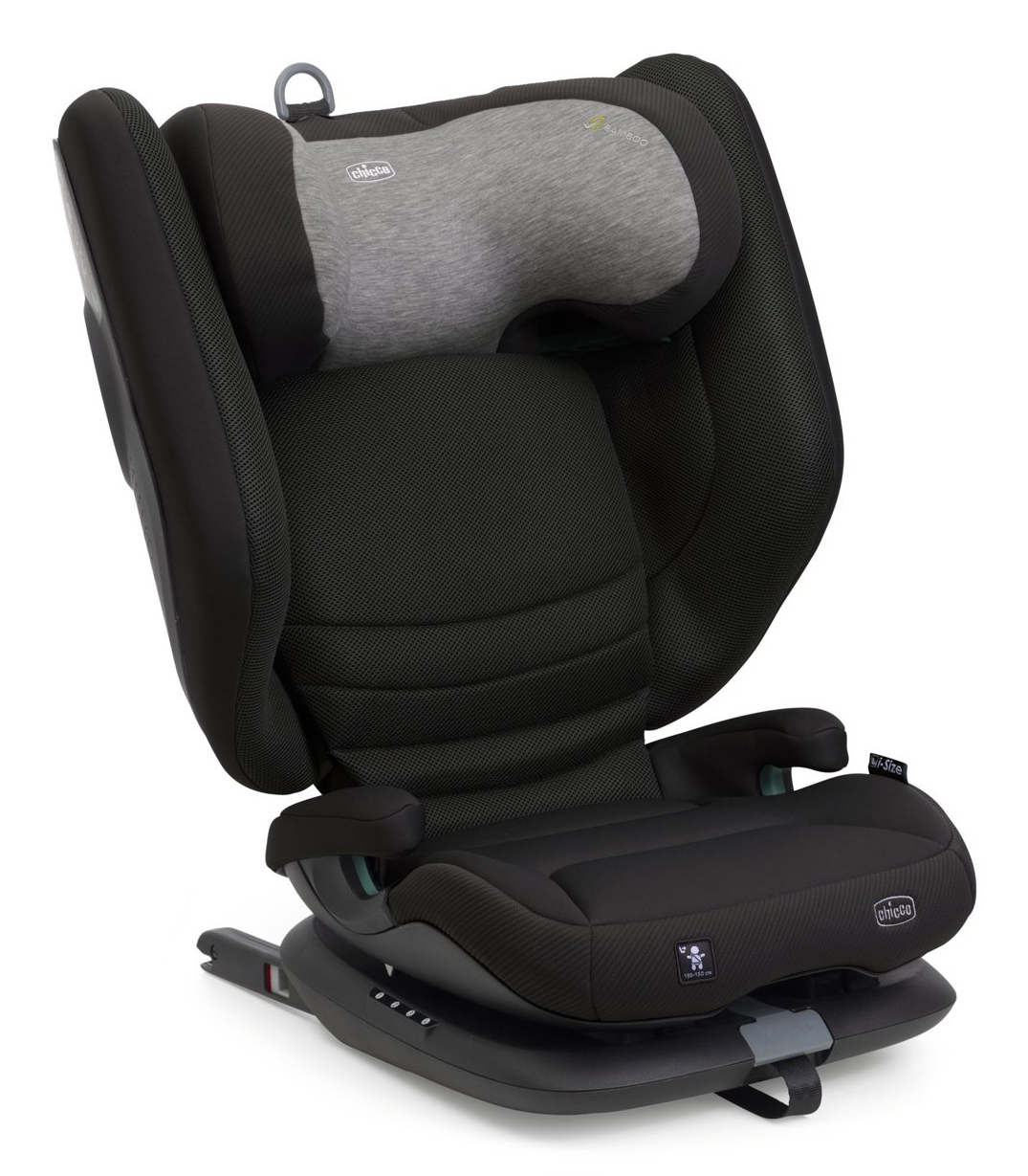 Chicco Fold & Go S i-Size Bebek Oto Koltuğu 2-3 (15-36 kg; 3-12 Yaş) Siyah, Gri
