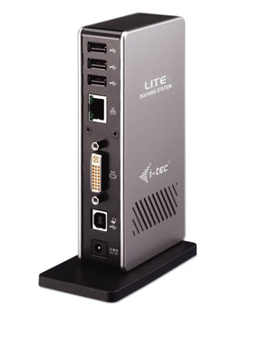 i-tec USBDVIDOCK-L laptop dock/port replicator Black – image 2