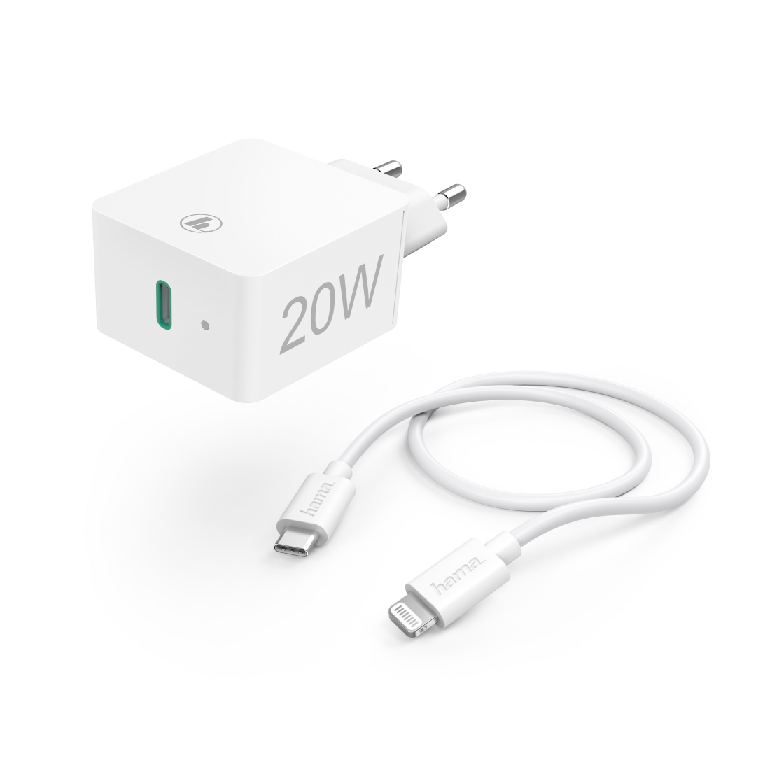 Hama 00210563 mobile device charger Smartphone White AC Fast charging Indoor