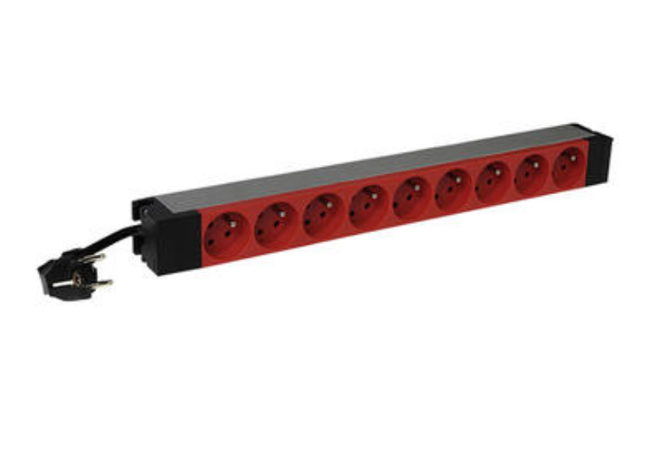 Legrand 646811 power distribution unit (PDU) 1U Black, Red