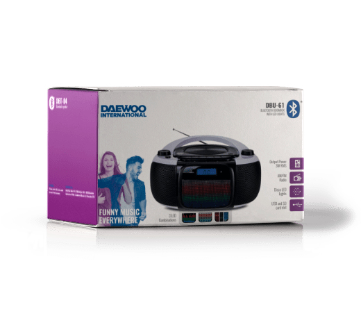 Daewoo DBF197 portable stereo system Analog & digital – image 2