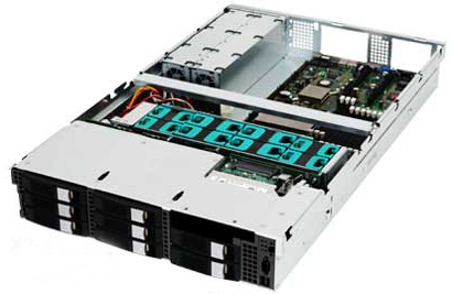 MSI X2-203S6R Intel® 5000P LGA 771 (Socket J) Rack (2U)