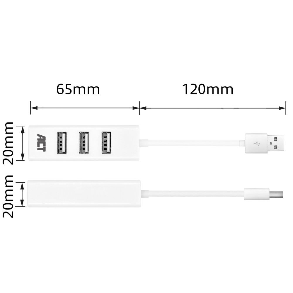 ACT USB hub 4 port USB-A – image 2