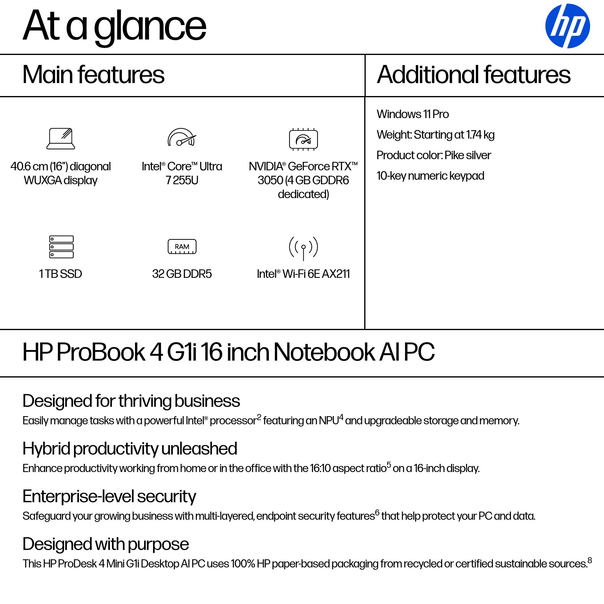 HP ProBook 4 G1i 16 AI PC – image 4