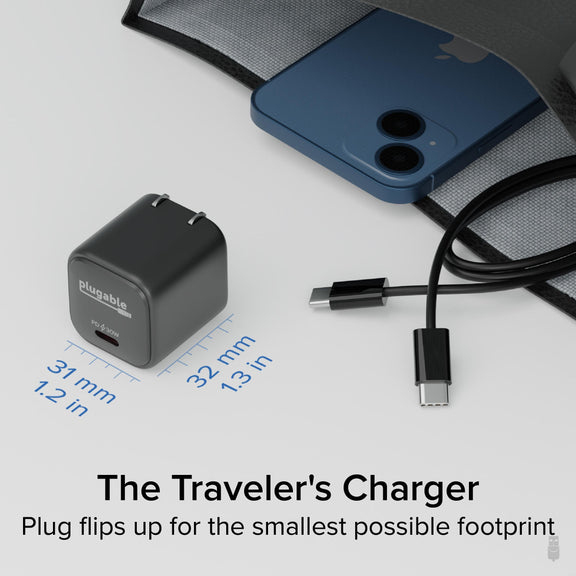 Plugable Technologies PS-30C1B mobile device charger Universal Black AC Fast charging Indoor – image 5