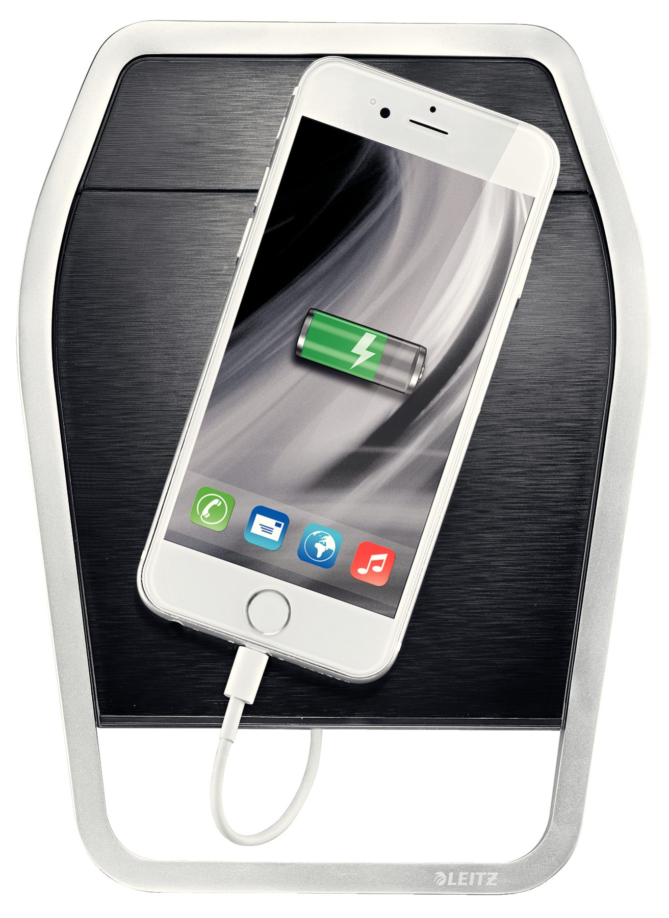 Leitz 65120094 mobile device charger Smartphone, Tablet Black, Silver AC Indoor – image 3