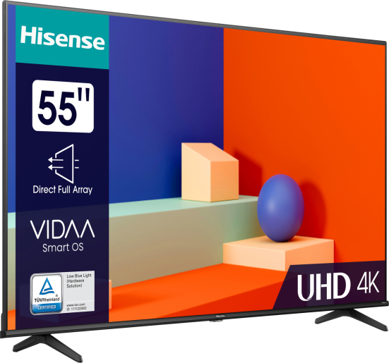 Hisense 55E63KT TV 139.7 cm (55") 4K Ultra HD Smart TV Wi-Fi Black, Grey 300 cd/m² – image 2
