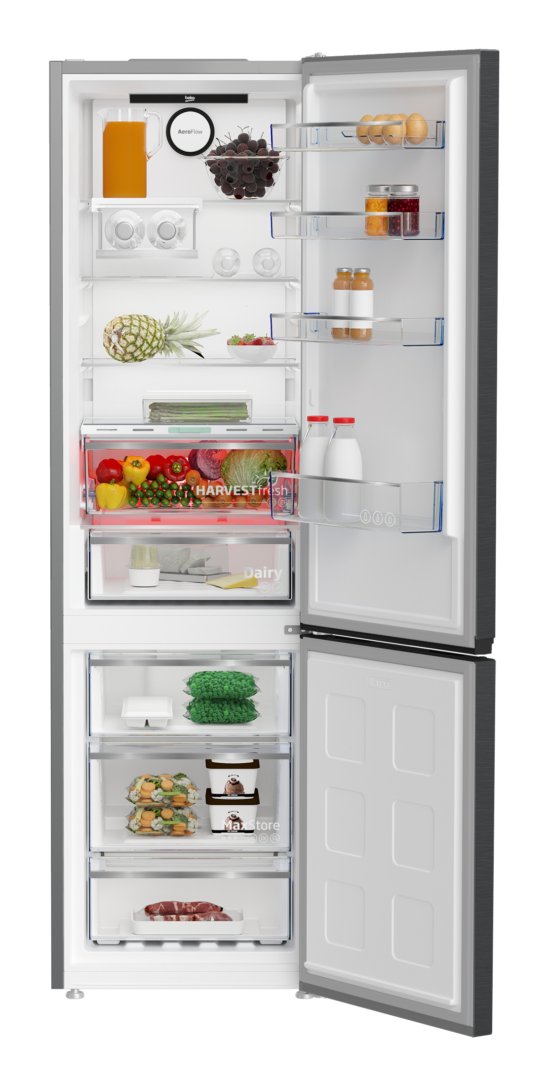 Beko B5RCNA405ZXBR fridge-freezer Freestanding – image 4