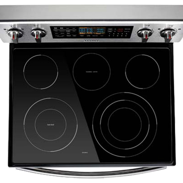 Samsung FE710DRS cooker Freestanding cooker Electric Black, Stainless steel – image 4