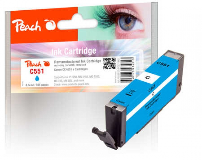 Peach 319437 ink cartridge Compatible Cyan