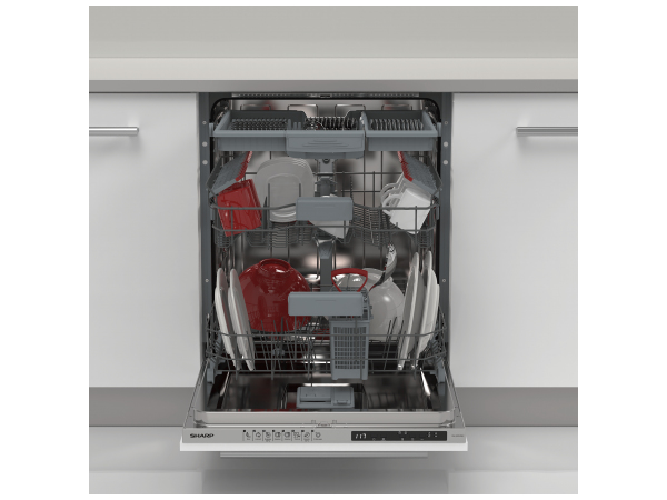 Sharp QW-NI22I45EX-FR dishwasher Fully built-in 15 place settings – image 2
