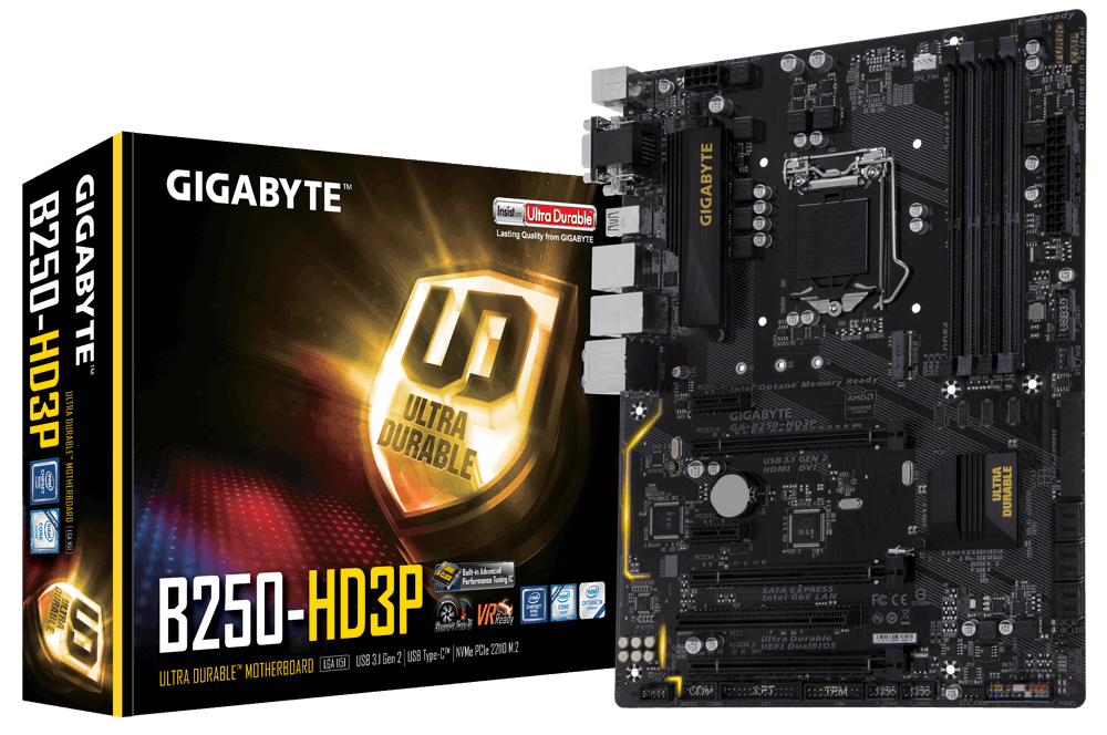 GIGABYTE GA-B250-HD3P motherboard Intel® B250 LGA 1151 (Socket H4) ATX – image 5