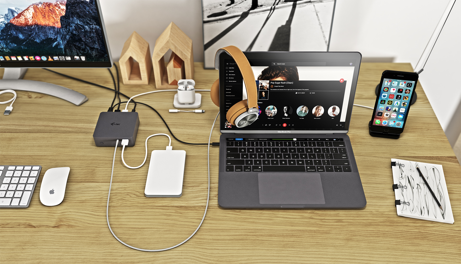 i-tec C31METAL4KDOCKPDCH laptop dock/port replicator Wired USB 3.2 Gen 1 (3.1 Gen 1) Type-C Grey – image 5