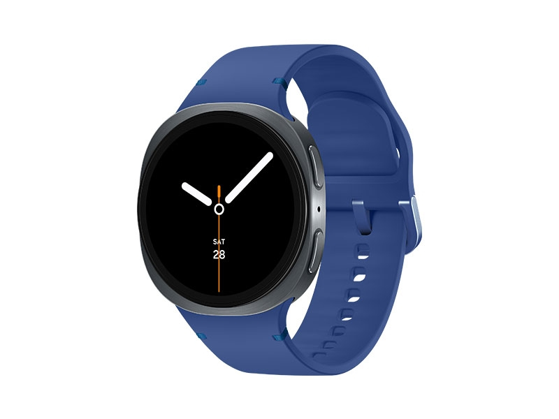Samsung Galaxy Watch 8, LTE + Bluetooth, 44mm, Sport Band, Graphite, S/M + Sport Band, Blue, S/M – image 1