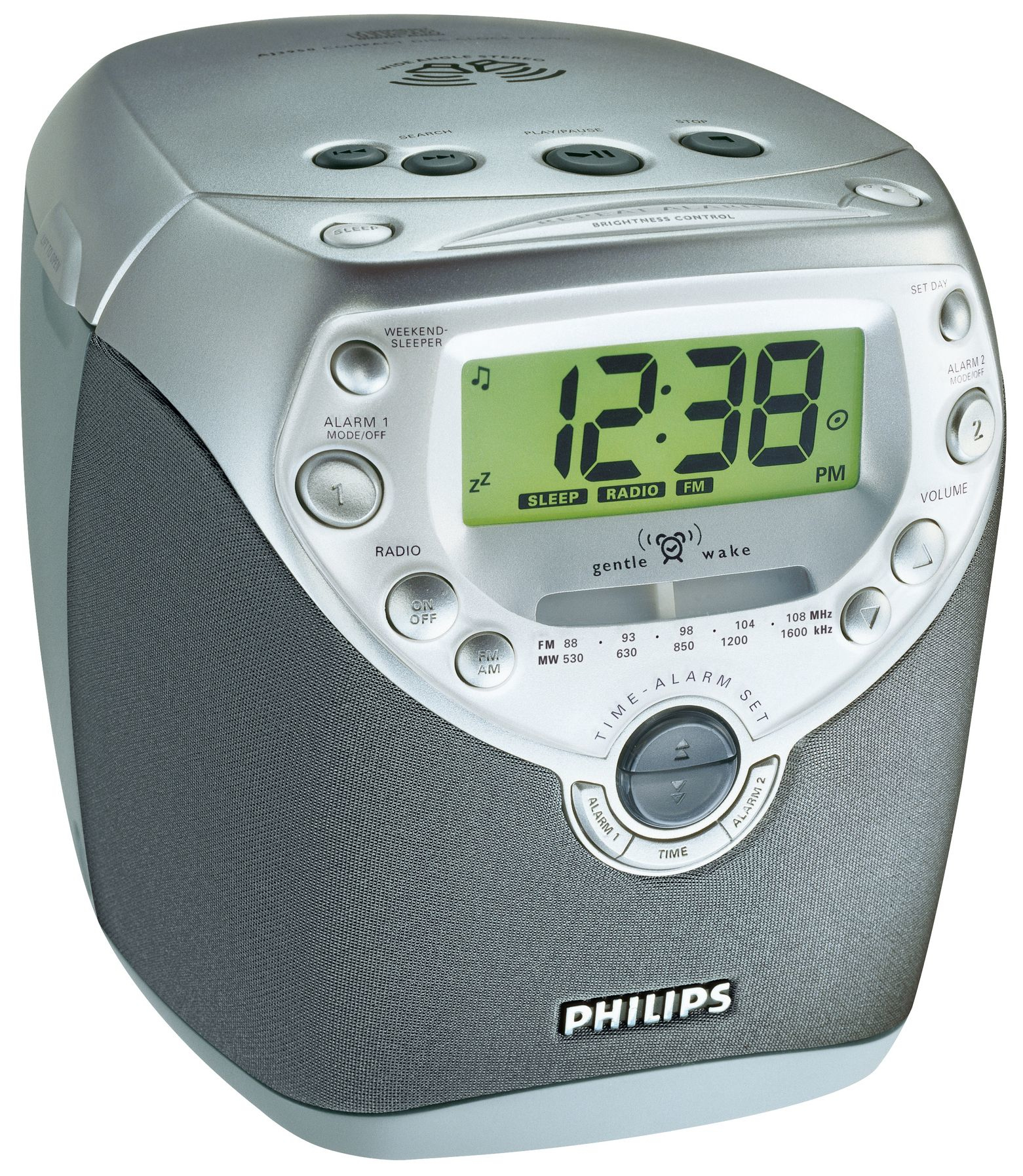 Philips AJ3950/00 portable stereo system AM, FM Grey, Silver – image 2