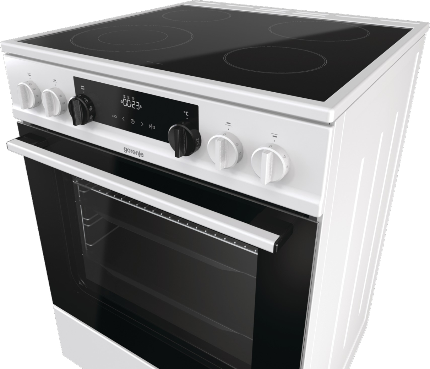 Gorenje ECS6350WC Freestanding cooker Electric Ceramic hob White – image 5