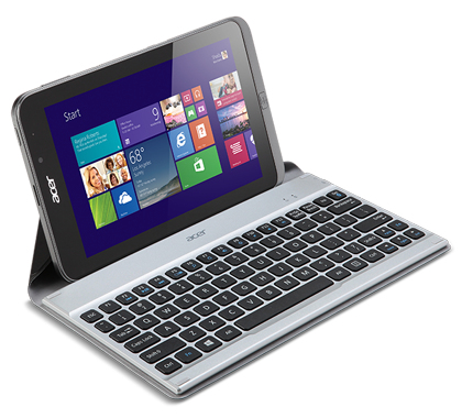 Acer NP.KBD1A.008 mobile device keyboard QWERTY Bluetooth Black, Silver – image 6
