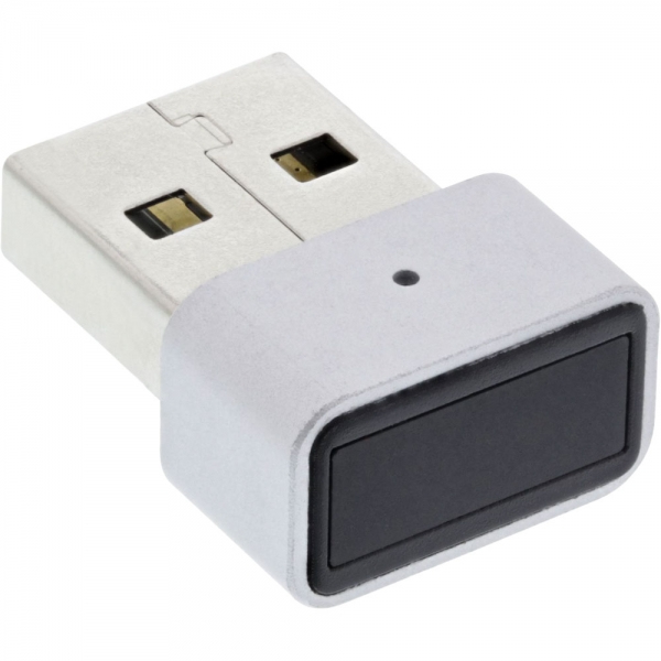 InLine 41360I fingerprint reader USB 2.0 Black, White – image 3