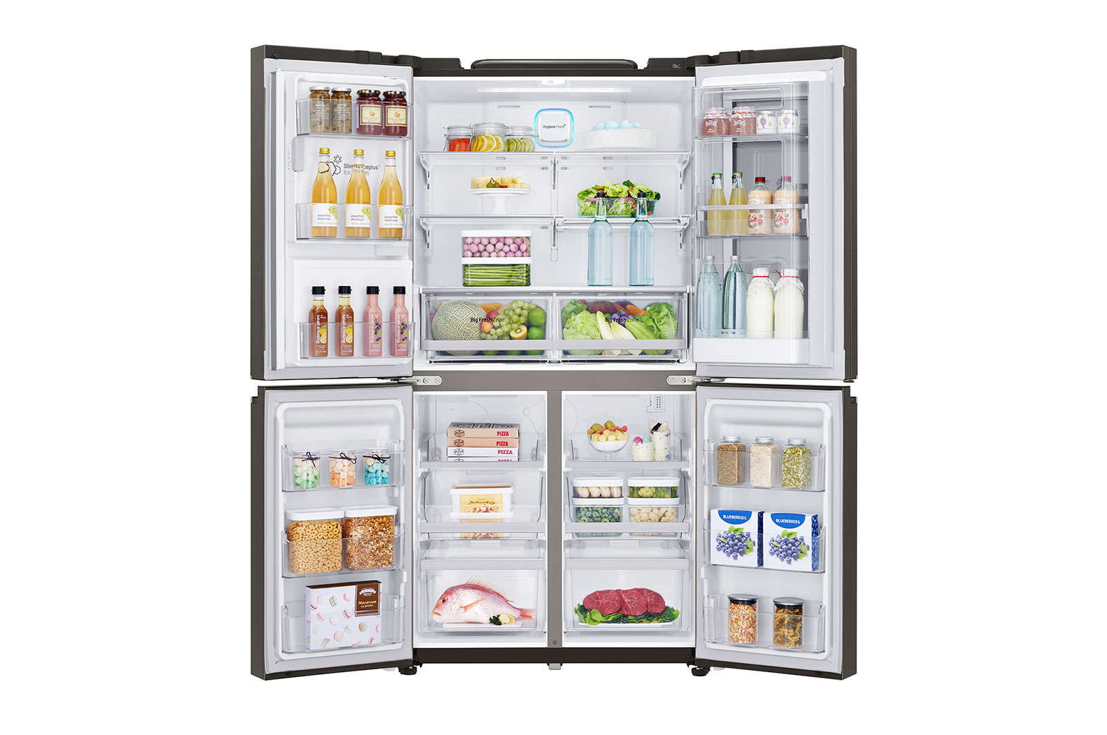 LG GR-X31FTKHL side-by-side refrigerator Freestanding – image 4