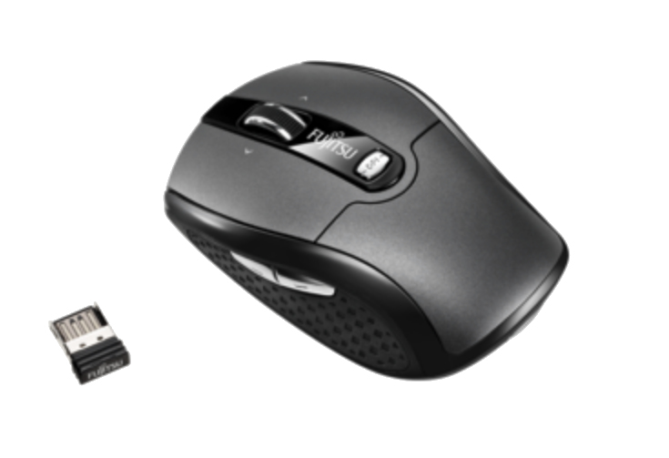 Fujitsu WI610 mouse Ambidextrous RF Wireless Laser 2000 DPI