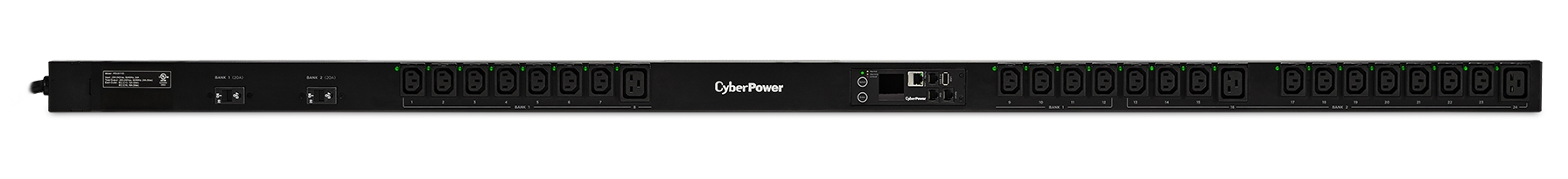 CyberPower PDU41105 power distribution unit (PDU) 24 AC outlet(s) 0U Black – image 2