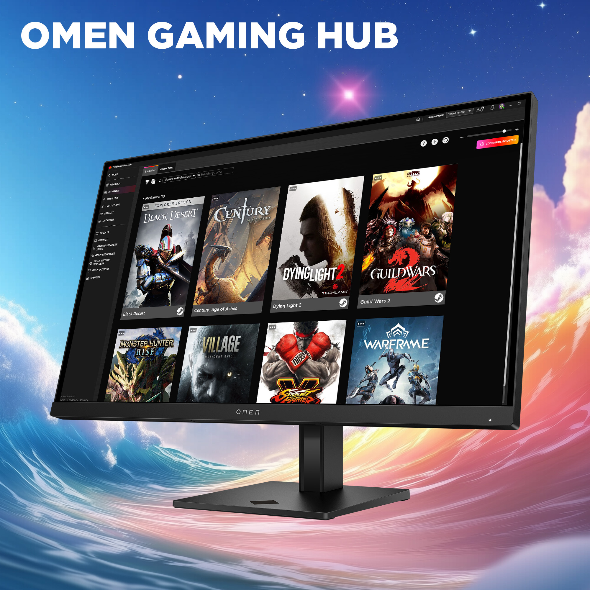 HP OMEN 27 inch QHD 280Hz Gaming Monitor - OMEN 27qs G2 – image 9