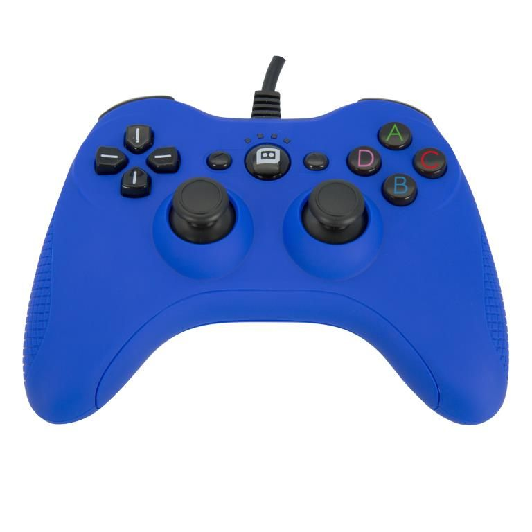 Konix 3328170240925 Gaming Controller Blue USB Gamepad Analogue / Digital PC, Playstation 3
