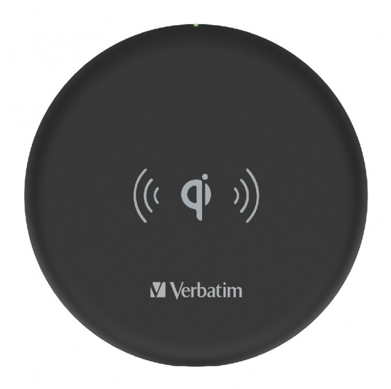 Verbatim 66596 mobile device charger Smartphone Grey USB Wireless charging Indoor – image 1