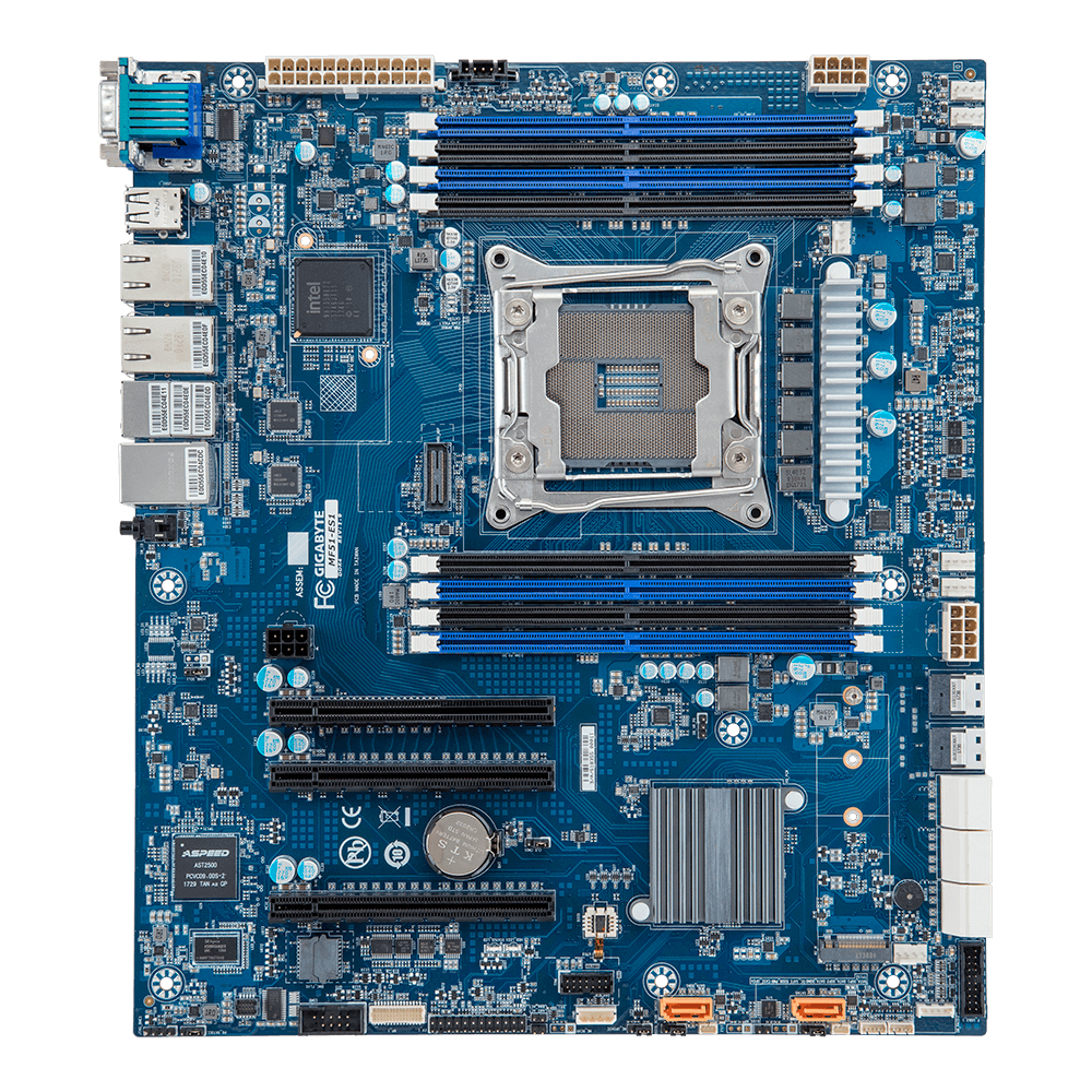 GIGABYTE MF51-ES1 motherboard Intel® C422 LGA 2066 (Socket R4) CEB – image 4