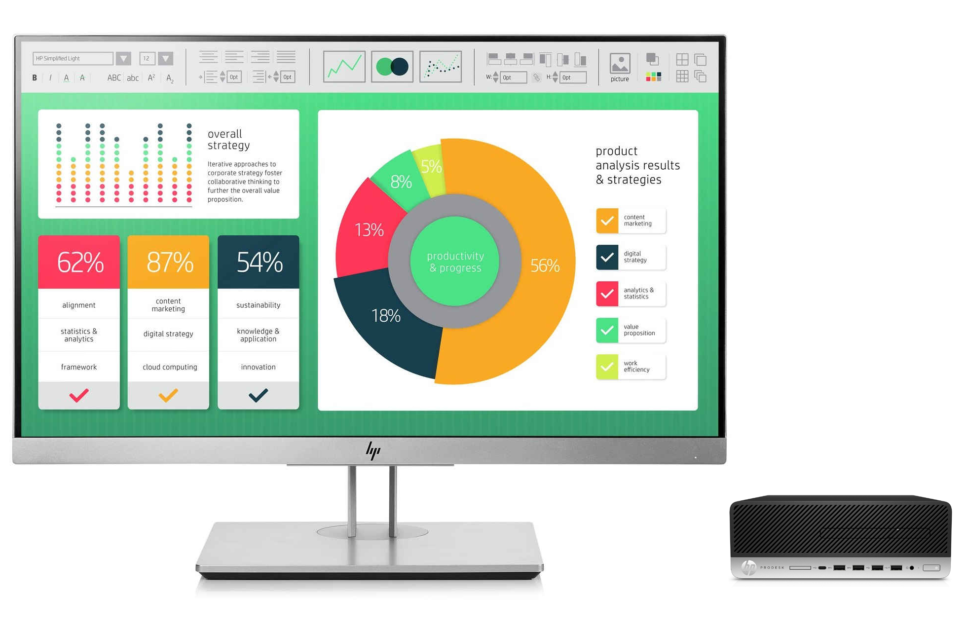 HP 600 G3 + EliteDisplay E223