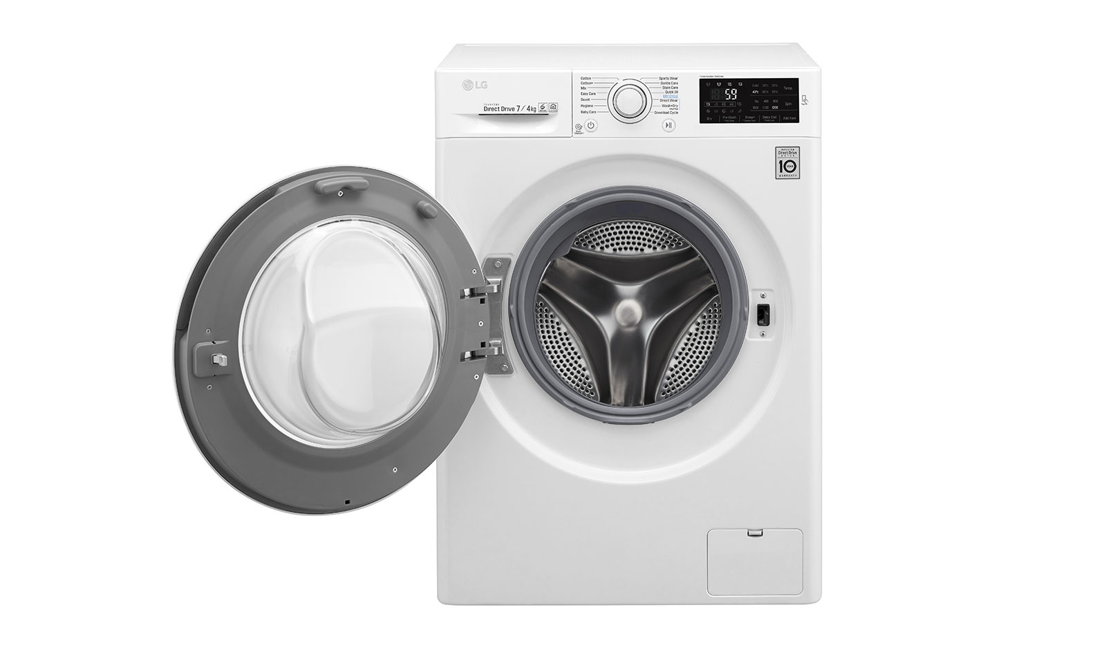 LG F2J6HM0W washer dryer Freestanding Front-load White – image 2