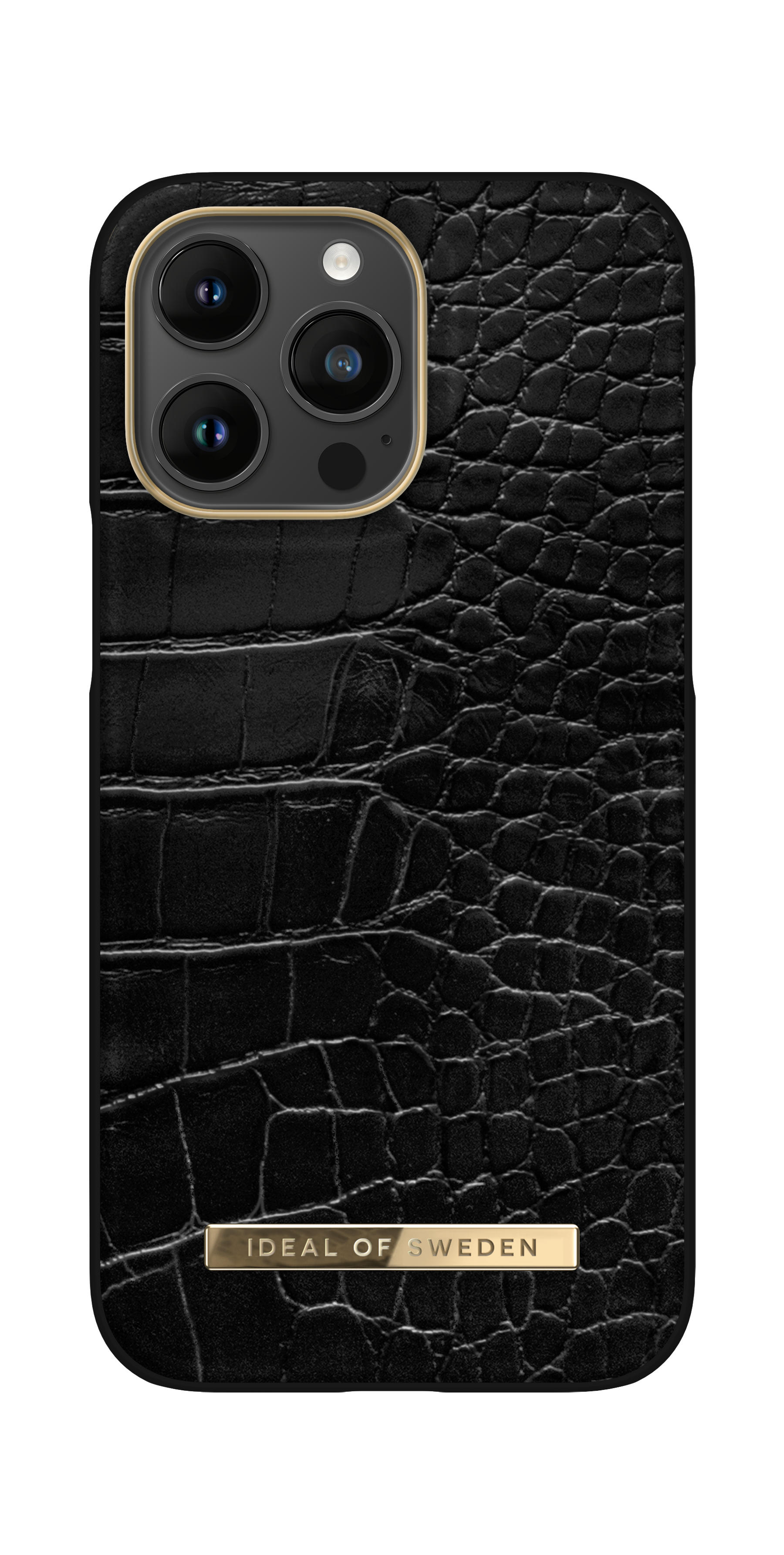 iDeal of Sweden Atelier Case iPhone 14 Pro Max Neo Noir Croco – image 1