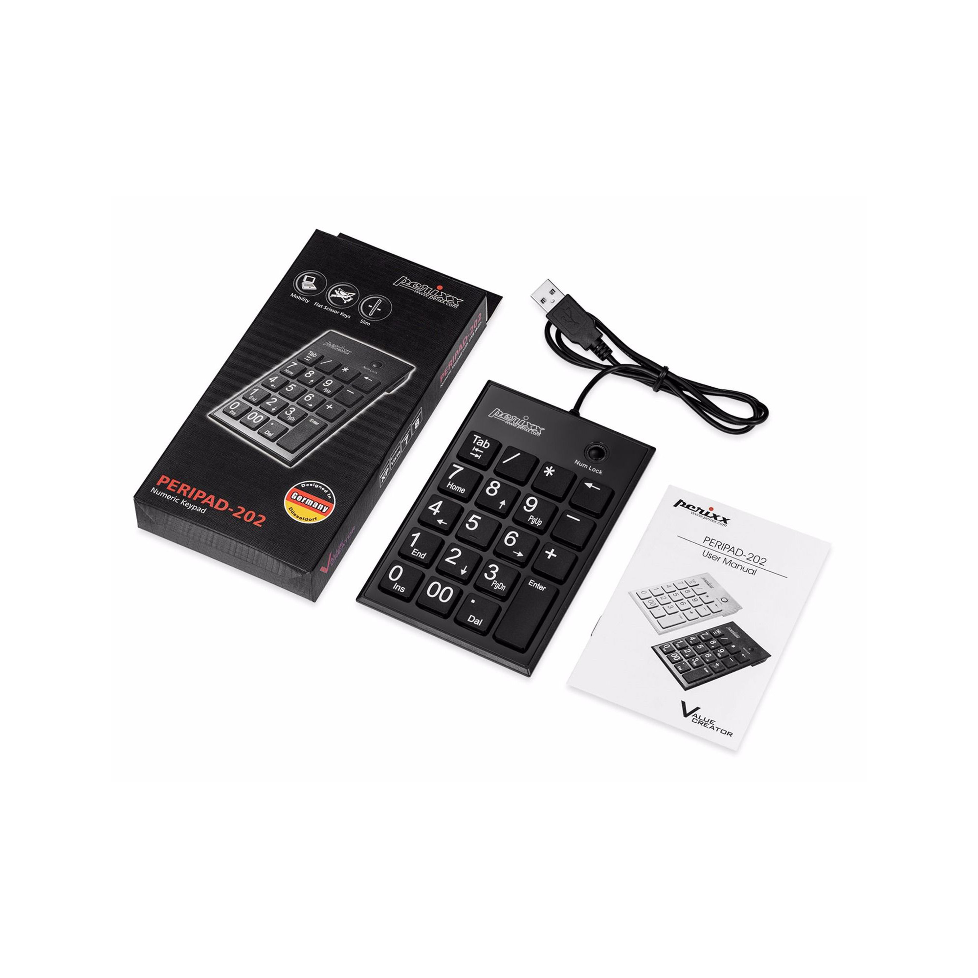 InLine 57161E keyboard Universal USB No Black – image 6