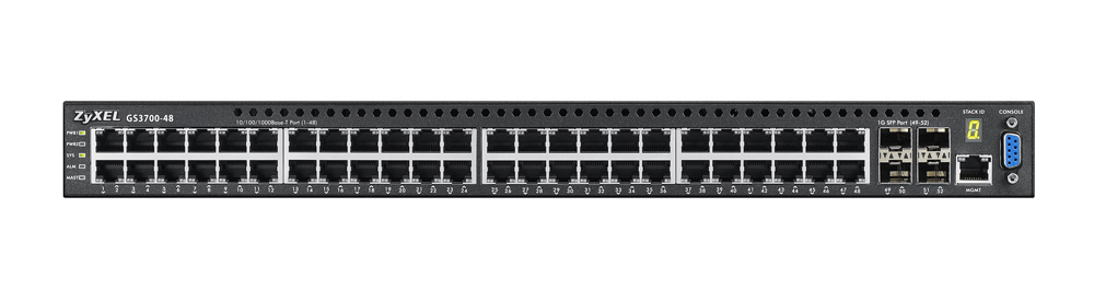 Zyxel GS3700-48 Managed L2+ Gigabit Ethernet (10/100/1000) Black – image 2