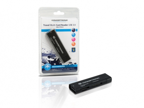 Conceptronic C05-176 card reader USB 3.2 Gen 1 (3.1 Gen 1) Black – image 2