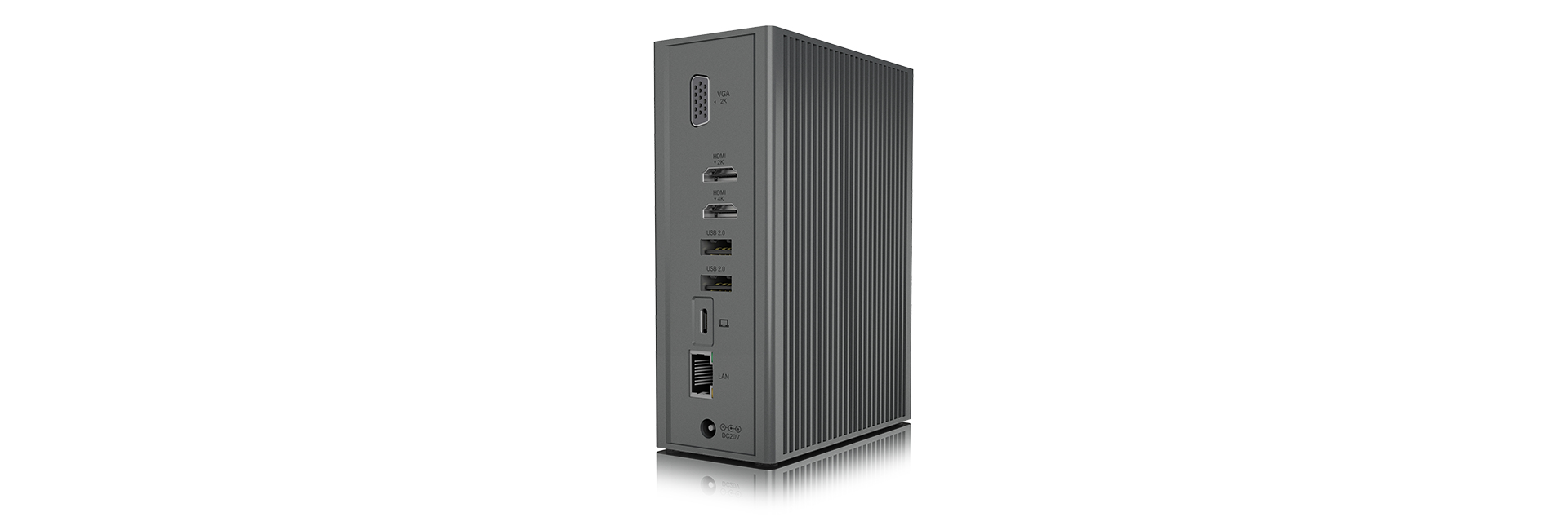 ICY BOX IB-DK2262AC Wired USB 3.2 Gen 1 (3.1 Gen 1) Type-C Anthracite – image 3