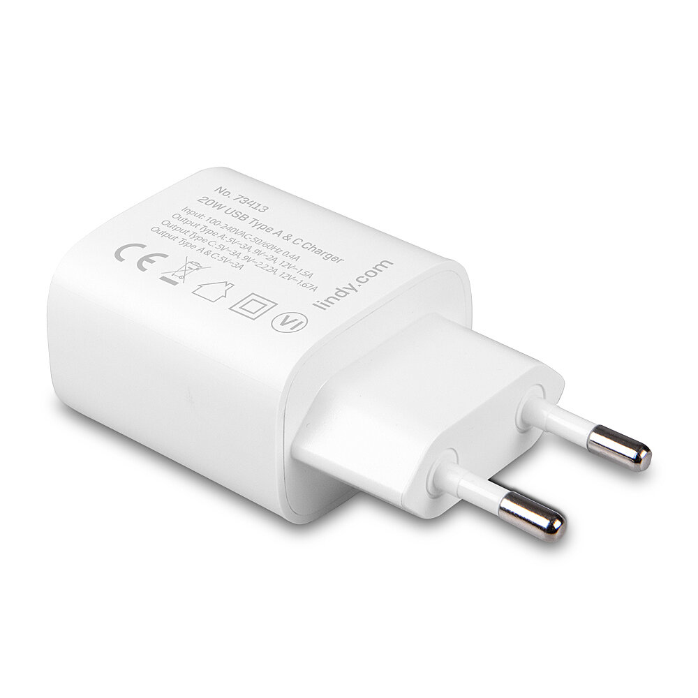 Lindy 73413 mobile device charger Universal White AC Fast charging Indoor – image 2