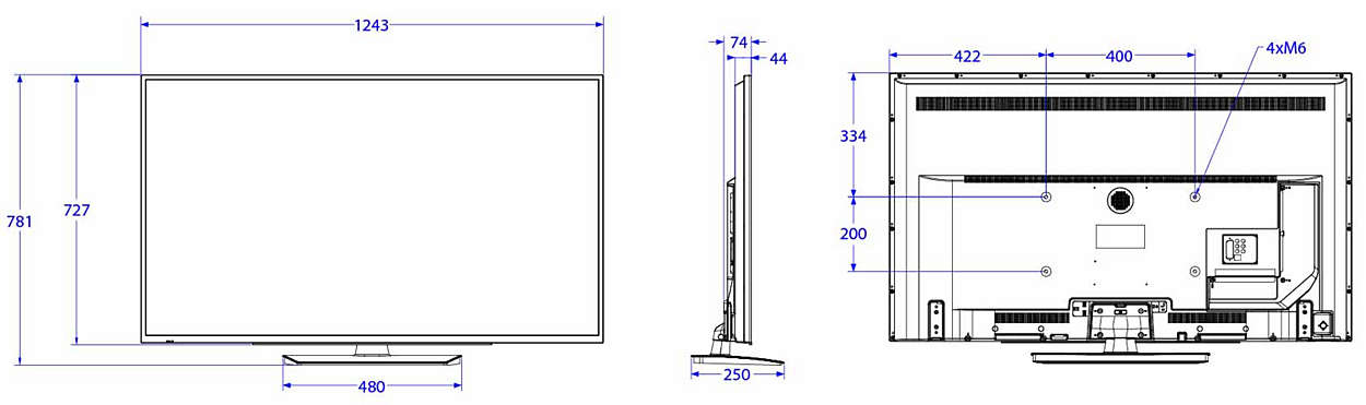 Philips Studio 55HFL2899S/12 hospitality TV – image 3
