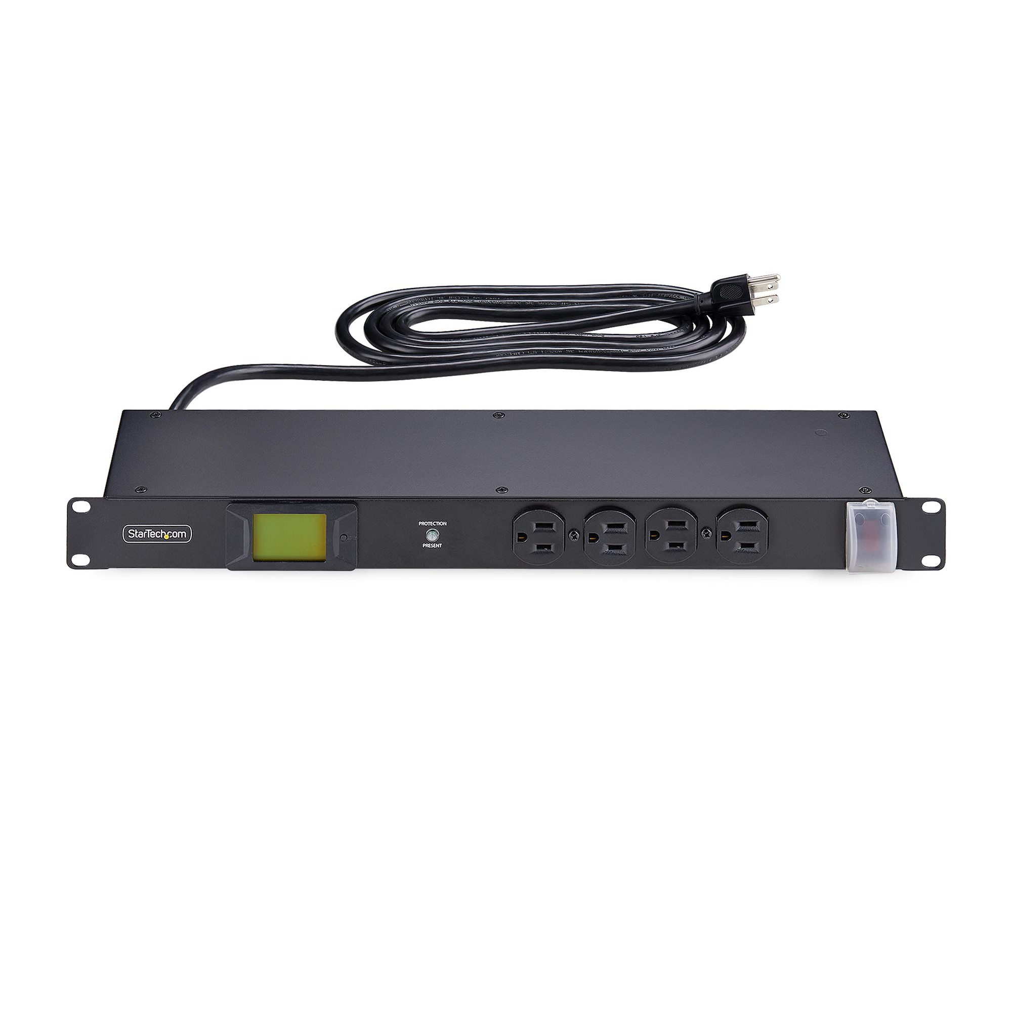 StarTech.com 16-Outlet Horizontal Rack Mount Metered PDU, 1U Server Power Strip w/Surge Protector – image 2